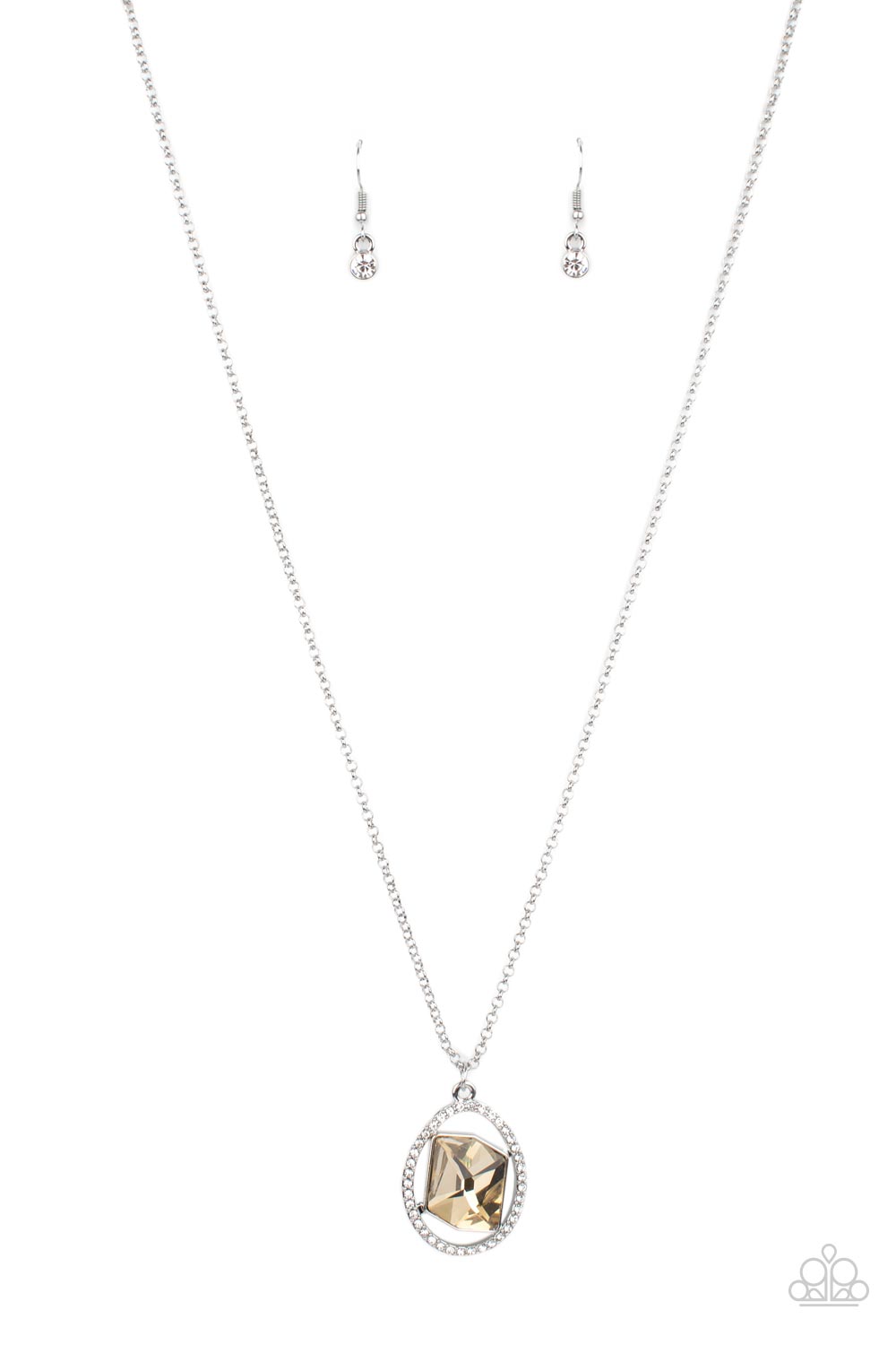 Undiluted Dazzle - brown - Paparazzi necklace