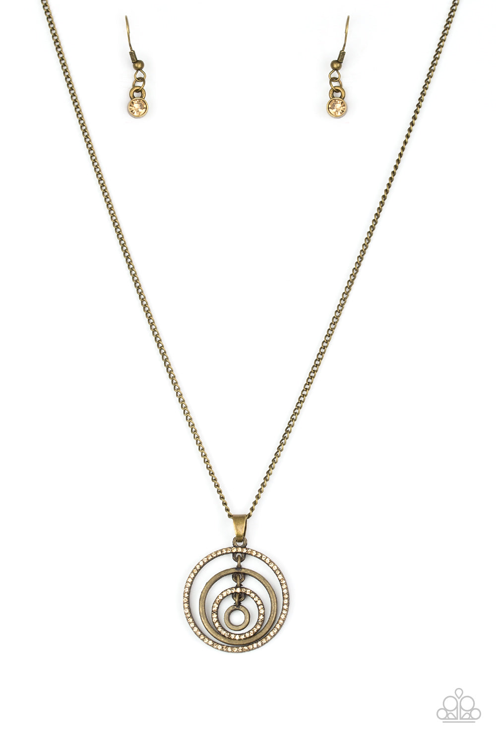 Upper East Side - brass - Paparazzi necklace