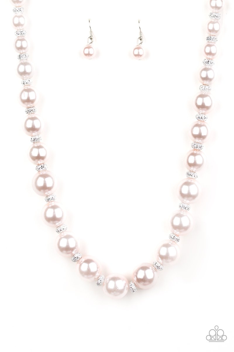 Uptown Heiress - pink - Paparazzi necklace