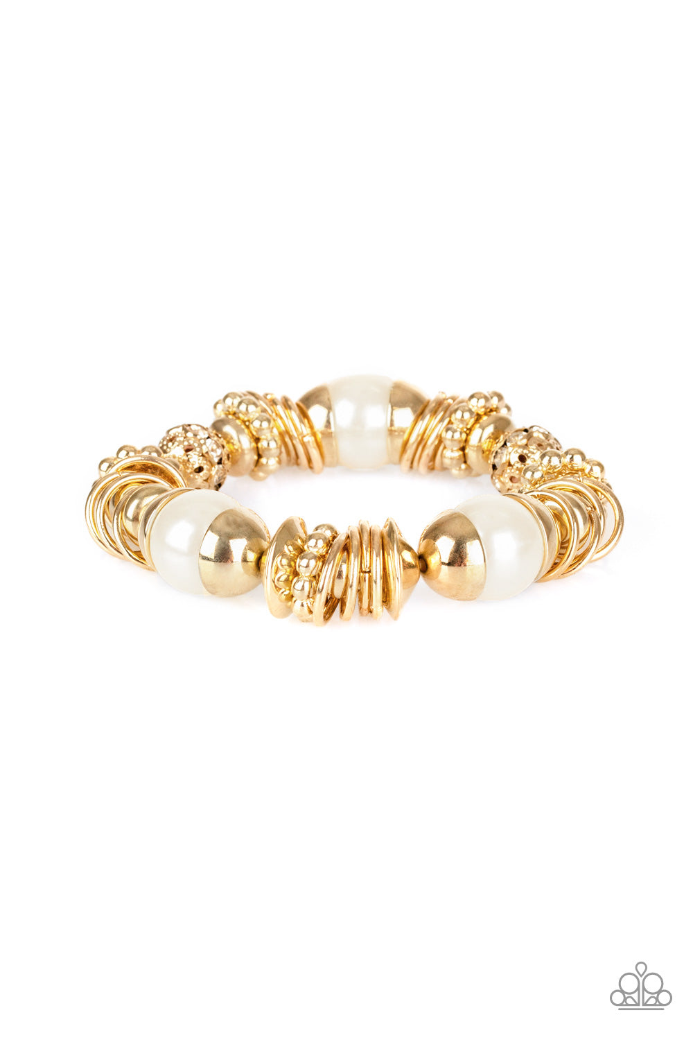 Uptown Tease - gold - Paparazzi bracelet