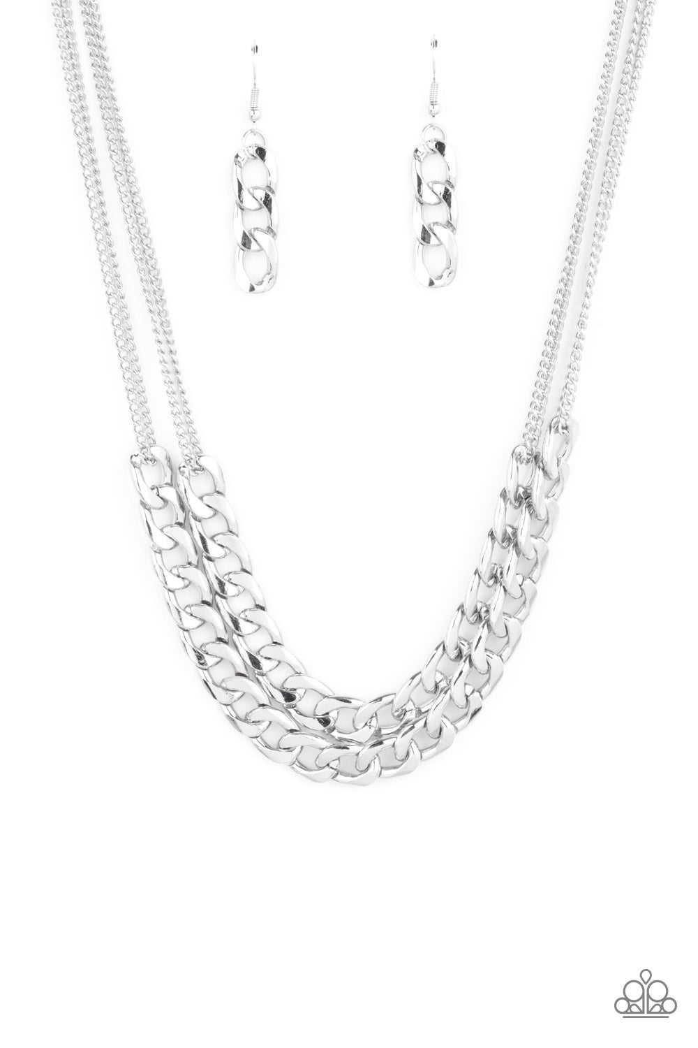 Urban Culture - silver - Paparazzi necklace