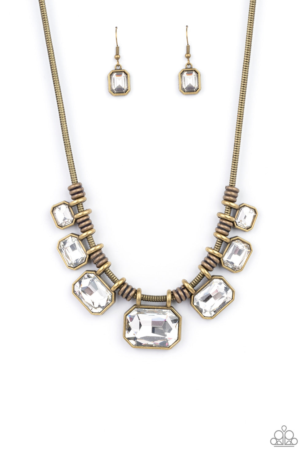 Urban Extravagance - brass - Paparazzi necklace