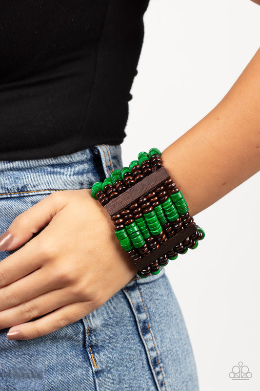 Vacay Vogue - green - Paparazzi bracelet