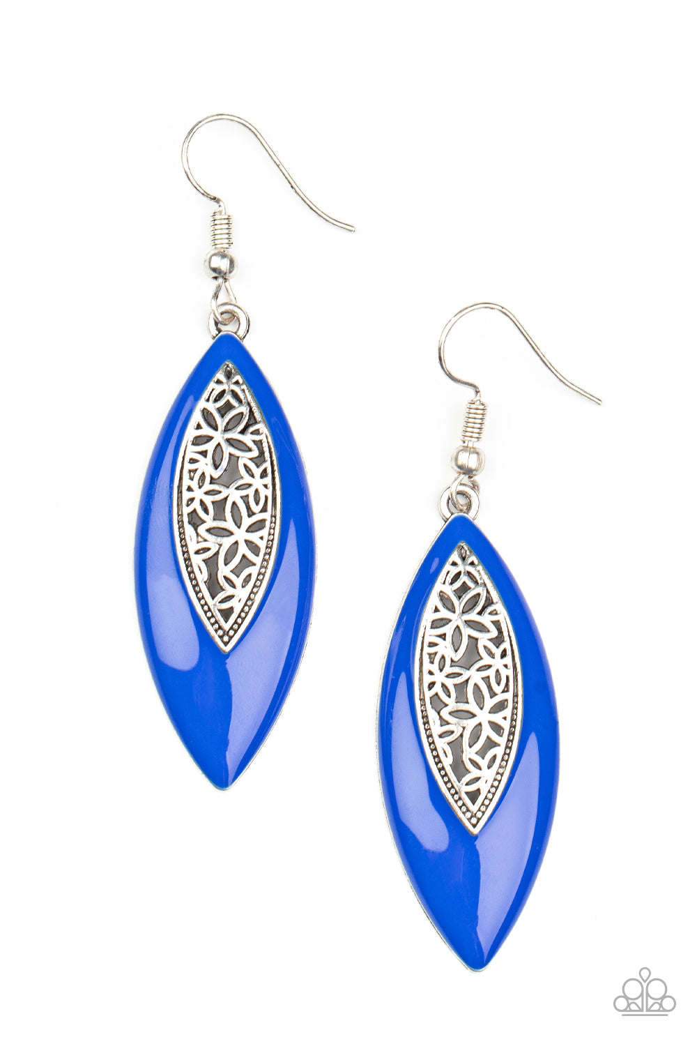 Venetian Vanity - blue - Paparazzi earrings