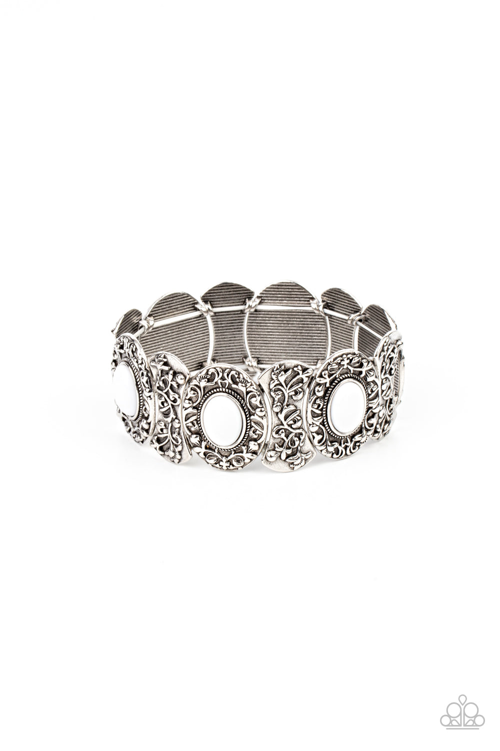 Versailles Vineyard - white - Paparazzi bracelet