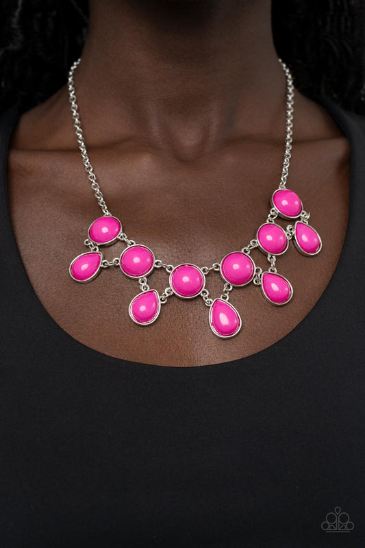 Very Valley Girl - pink - Paparazzi necklace