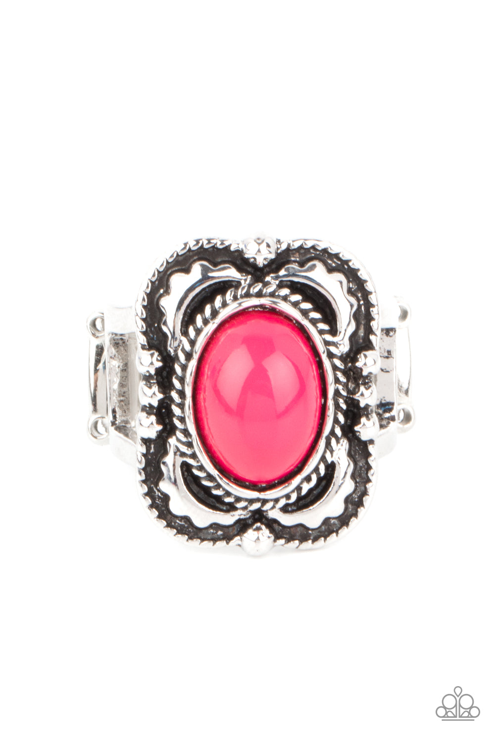 Vivaciously Vibrant - pink - Paparazzi ring