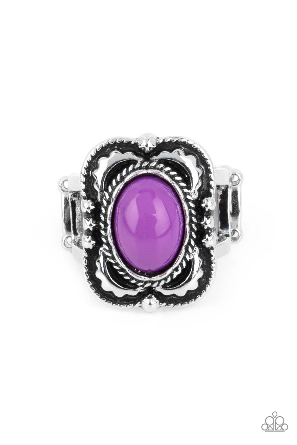 Vivaciously Vibrant - purple - Paparazzi ring