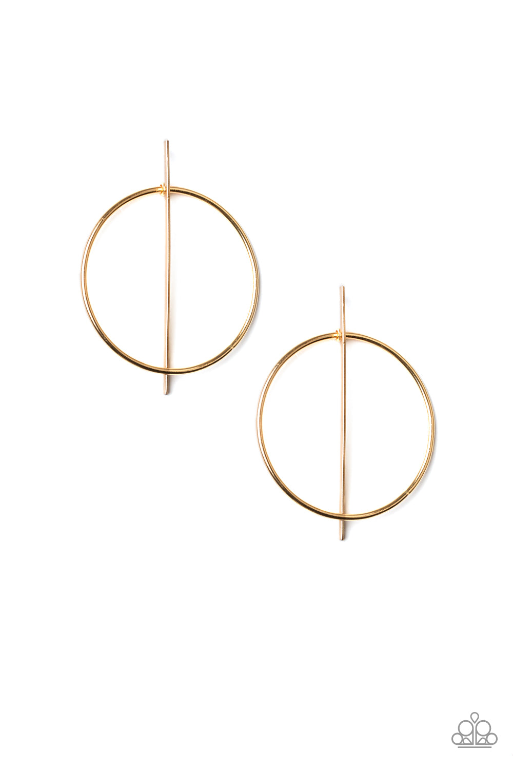 Vogue Visionary - gold - Paparazzi earrings