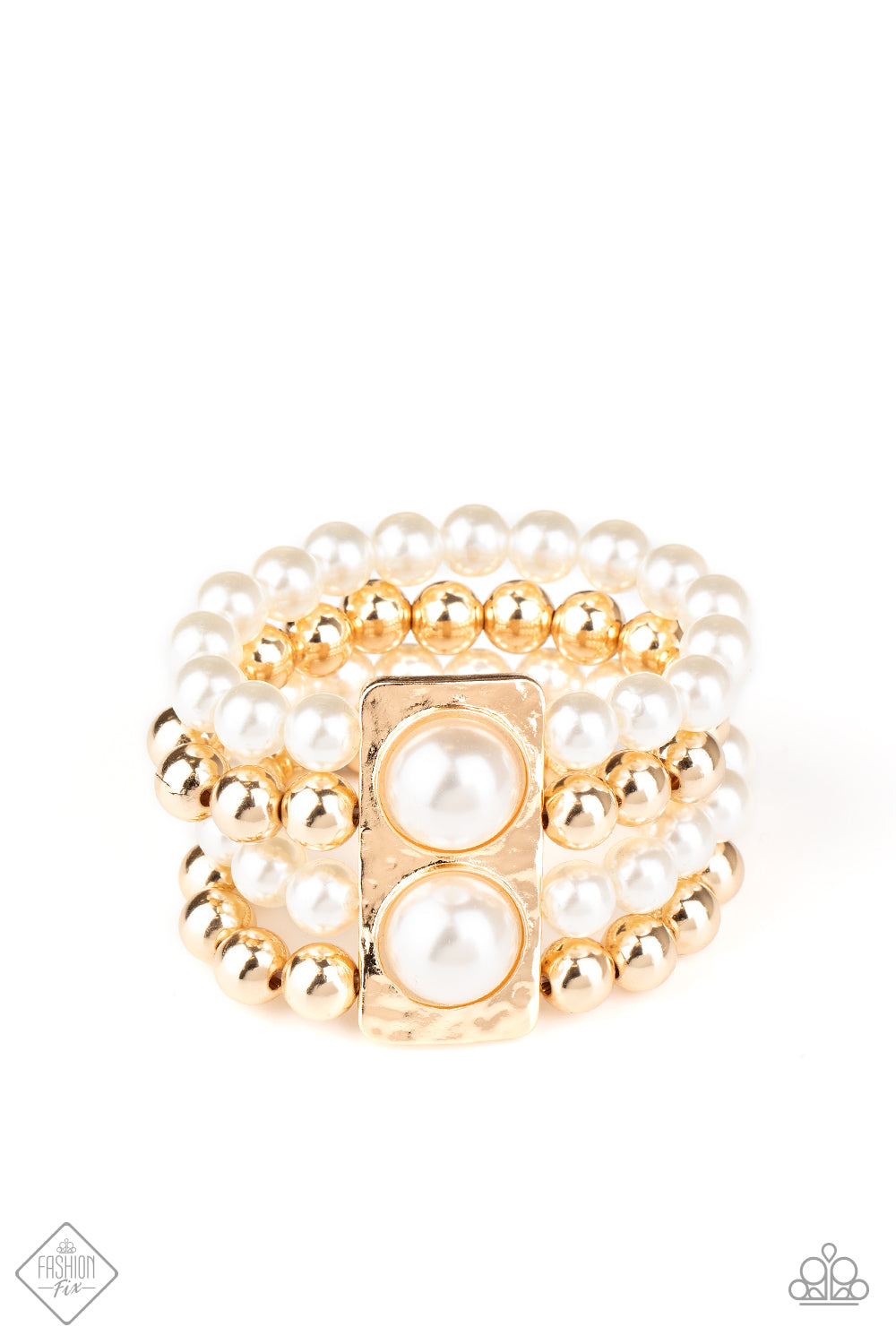 WEALTH-Conscious - gold - Paparazzi bracelet