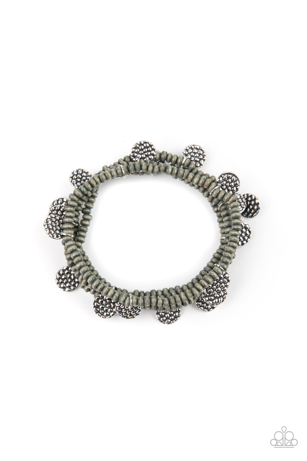 WOODnt Count It - silver - Paparazzi bracelet
