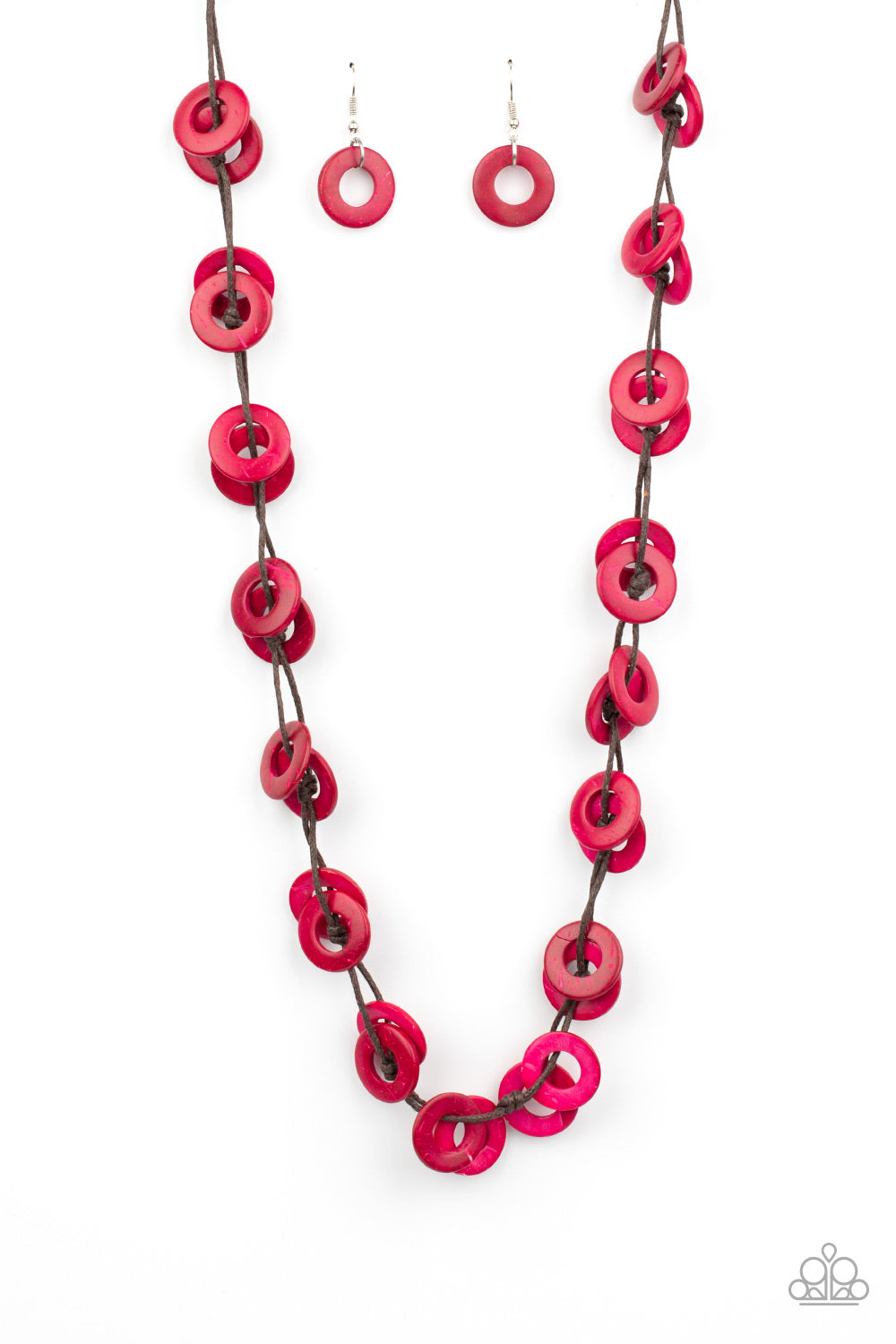 Waikiki Winds - pink - Paparazzi necklace