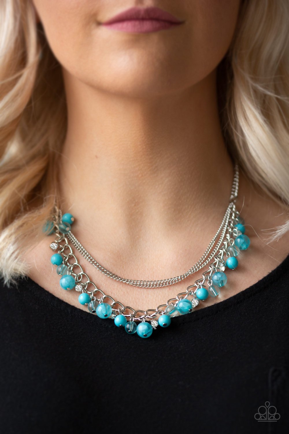 Wait and SEA - blue - Paparazzi necklace