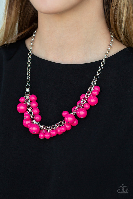 Walk This BROADWAY - pink - Paparazzi necklace