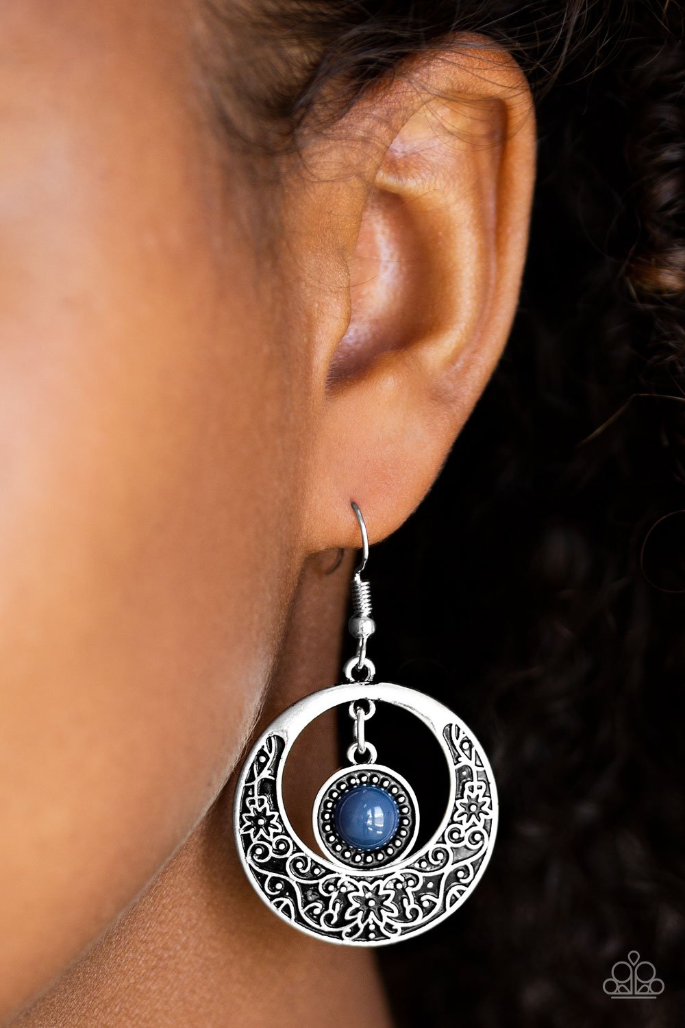 Wandering Waikiki - blue - Paparazzi earrings