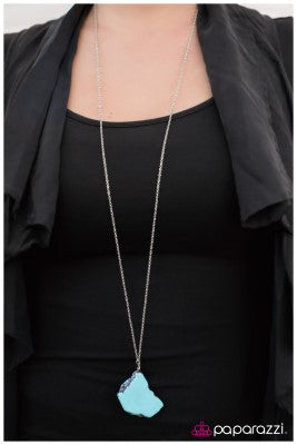 We Will We Will Rock You - blue - Paparazzi necklace