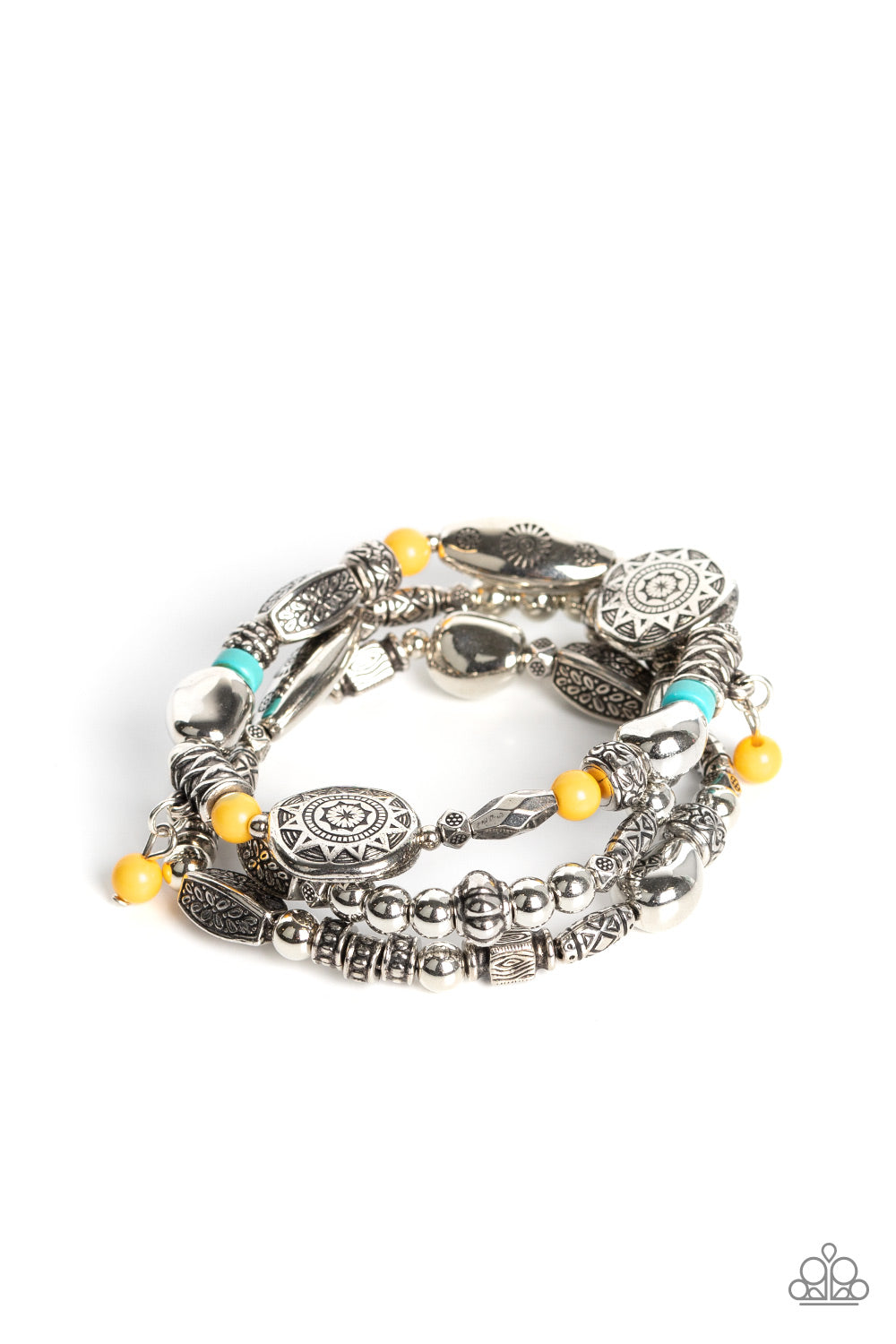 Western Quest - yellow - Paparazzi bracelet