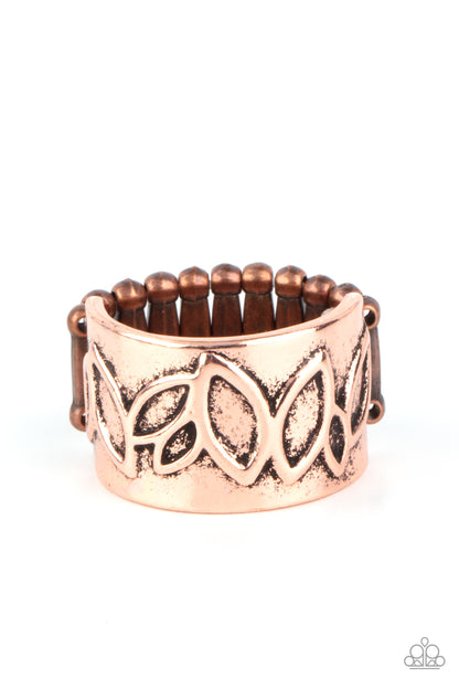 When You LEAF Expect It - copper - Paparazzi ring