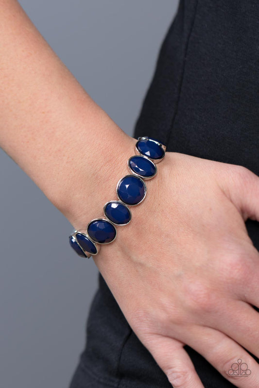 Whimsical Glow - blue - Paparazzi bracelet