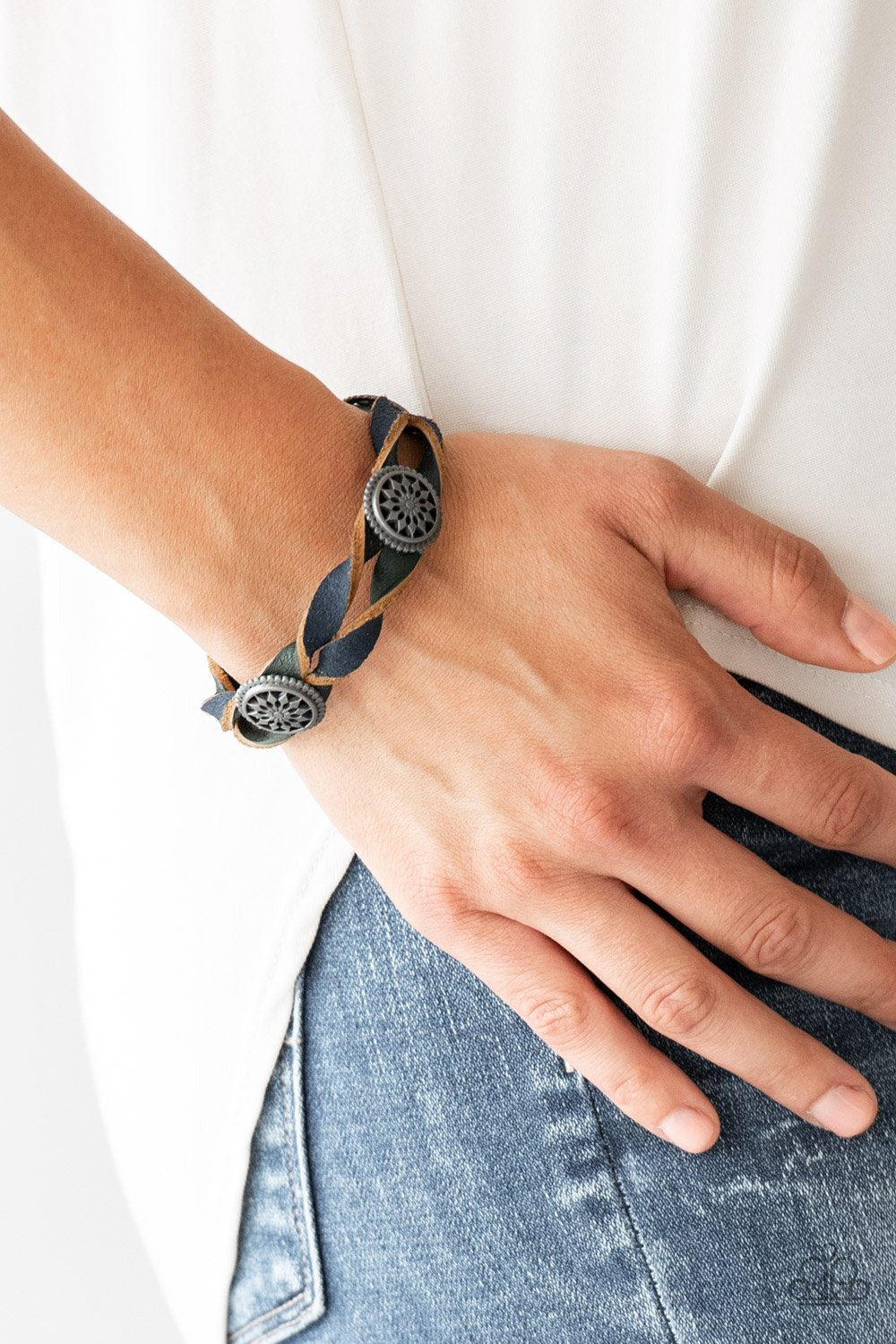 Wide Open Ranger-blue-Paparazzi bracelet
