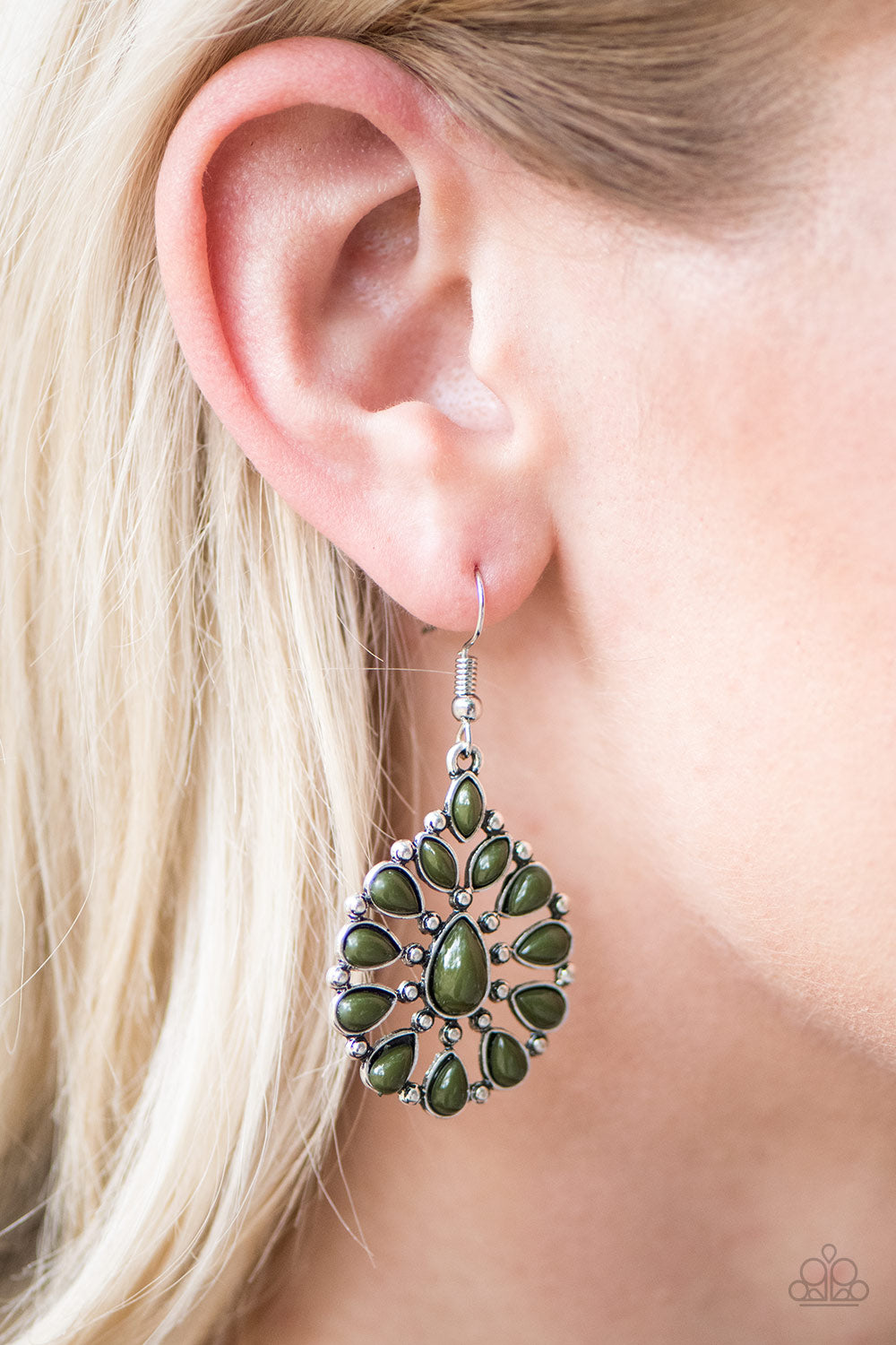 Wild is my Favorite Color - green - Paparazzi earrings