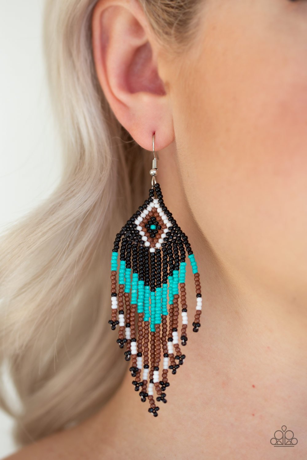 Wind Blown Wanderer - blue - Paparazzi earrings