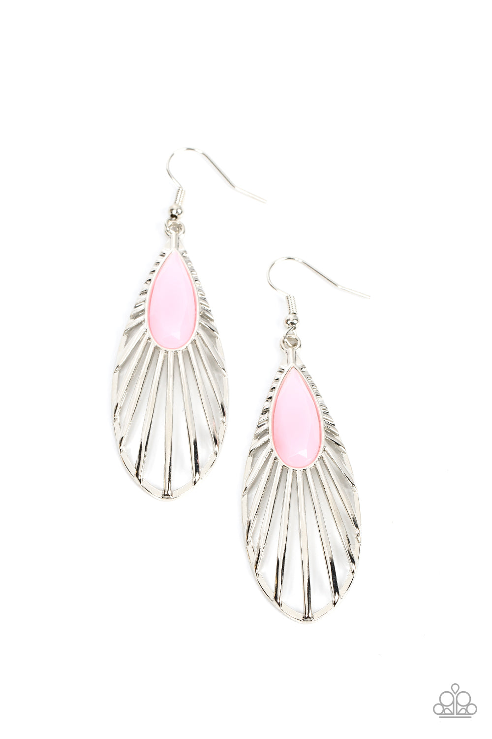 WING-A-Ding-Ding - pink - Paparazzi earrings