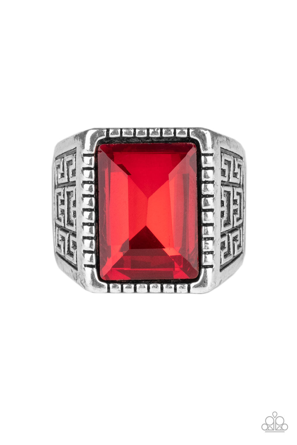 Winning Attitude - red - Paparazzi ring