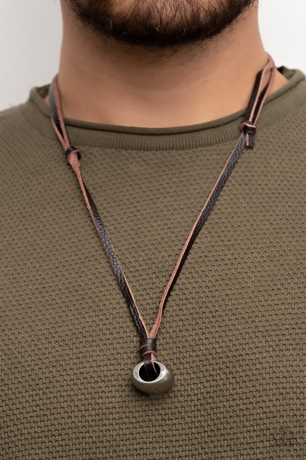 Men Leather Necklace 