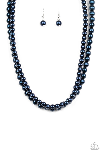 Woman of the Century - blue - Paparazzi necklace