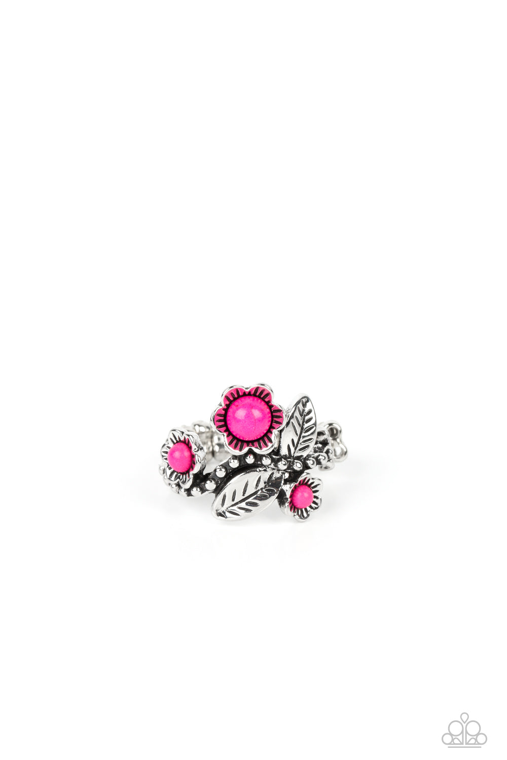 Wonderland Wildflower - pink - Paparazzi ring
