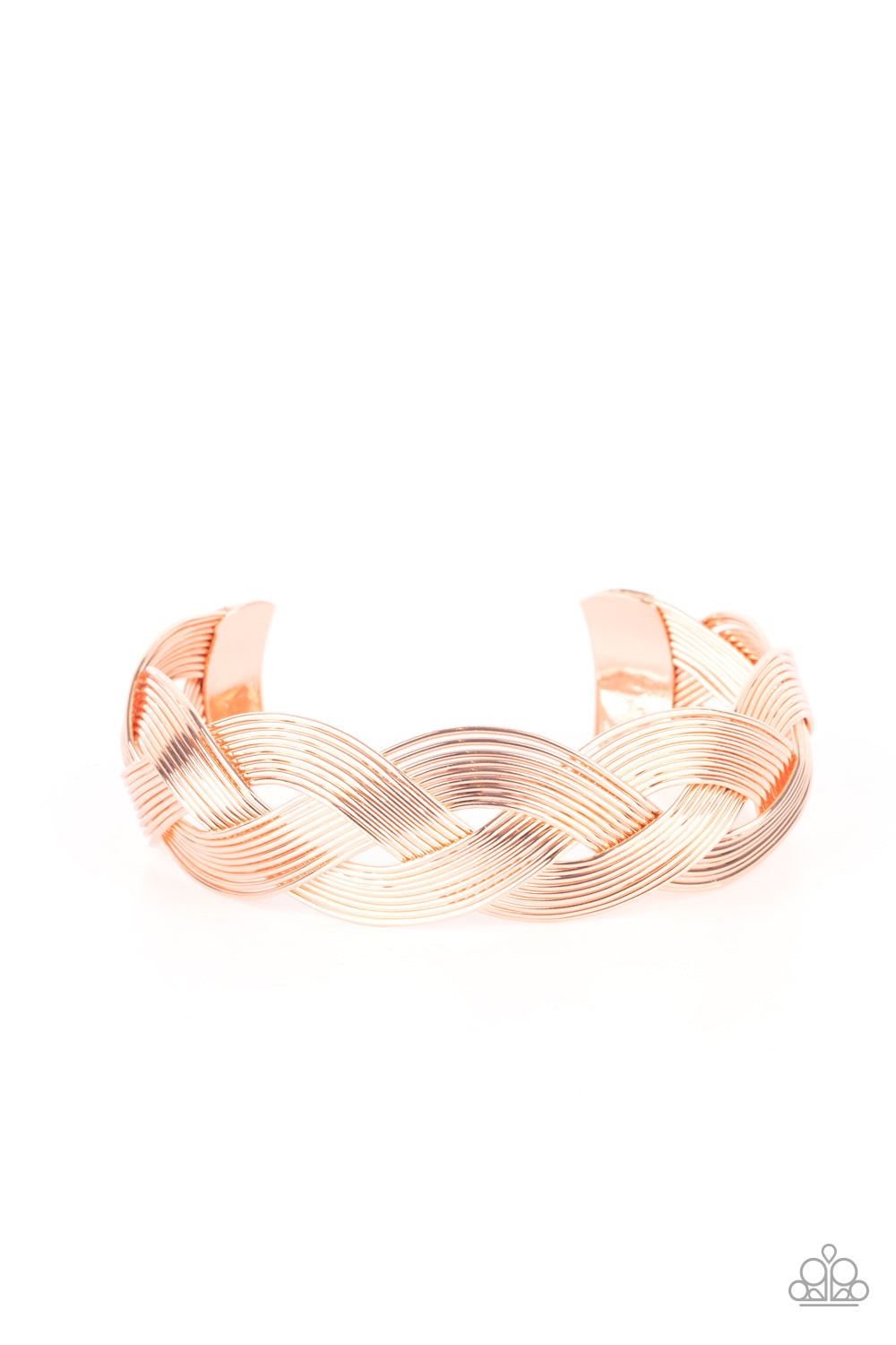 Woven Wonder - copper - Paparazzi bracelet