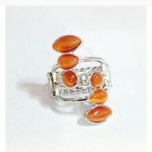 Wraparound Radiance - orange - Paparazzi ring