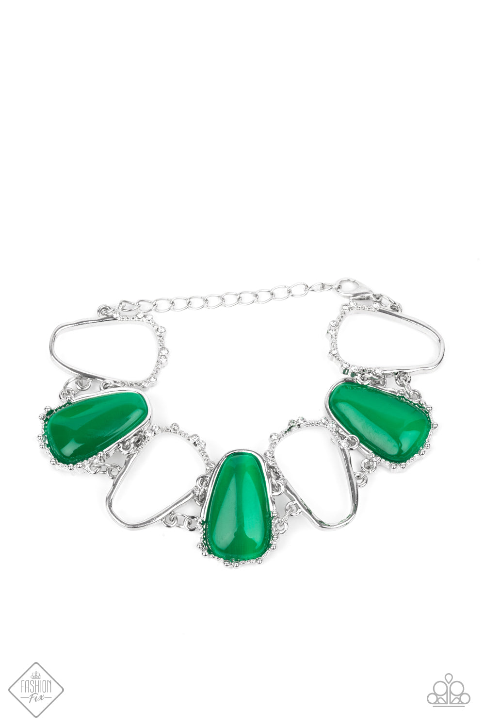 Yacht Club Couture - green - Paparazzi bracelet