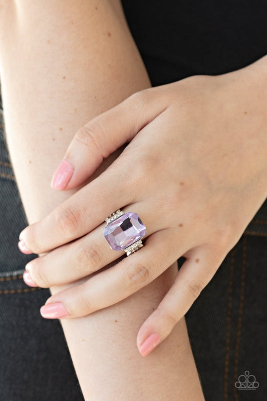 You Can COUNTESS On Me-purple-Paparazzi ring