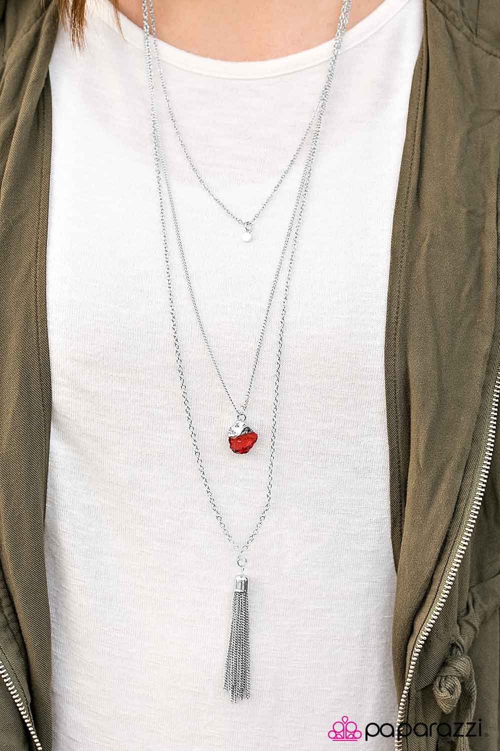 Your Future Looks Bright - Pink - Paparazzi necklace