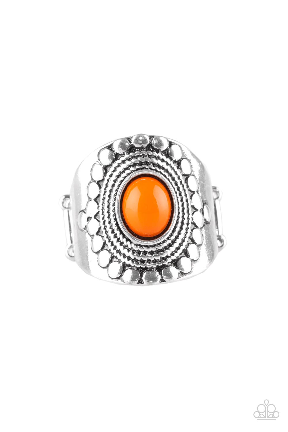ZEN To One - orange - Paparazzi ring