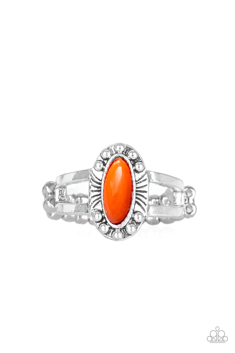 Zest Quest - orange - Paparazzi ring