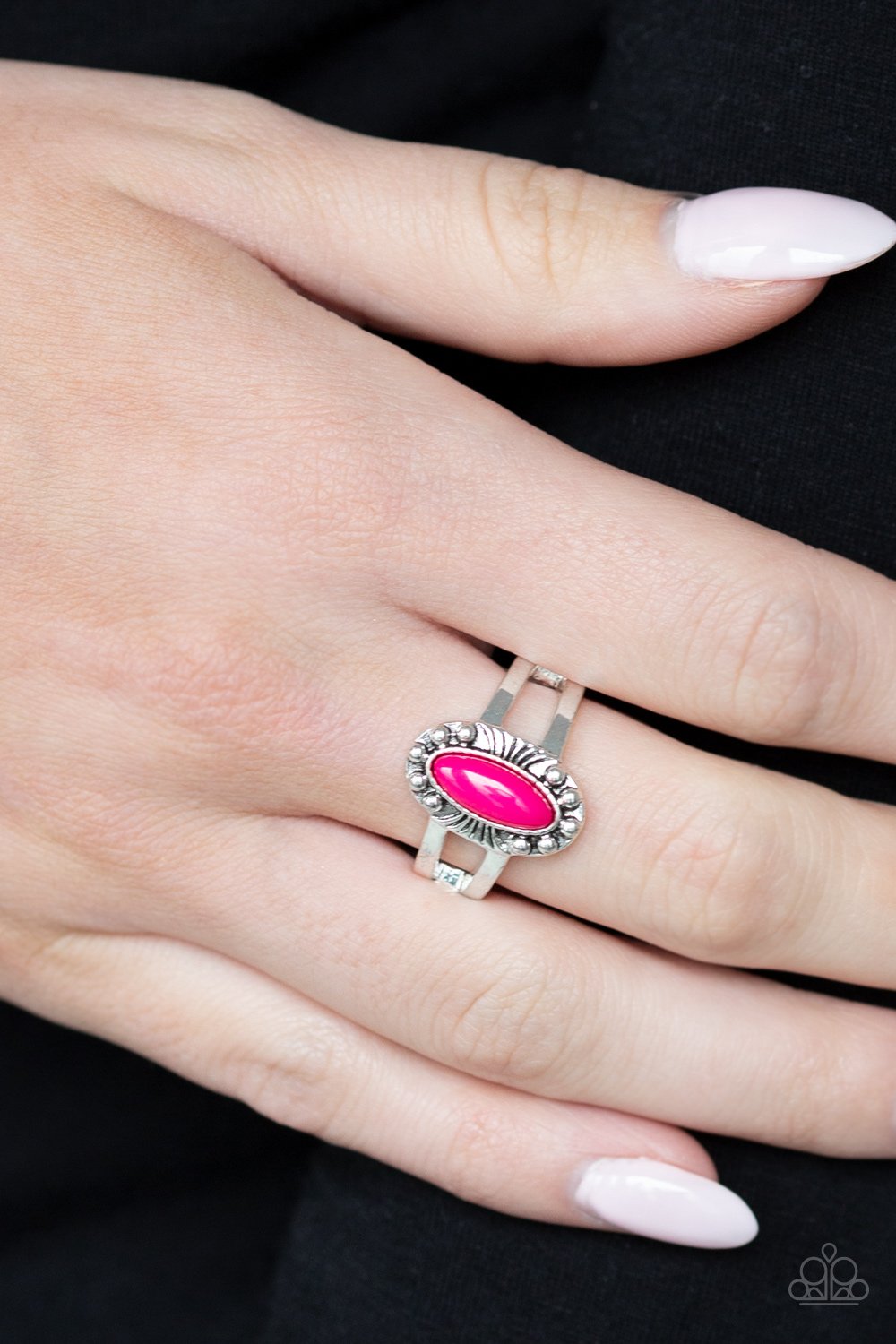 Zest Quest-pink-Paparazzi ring