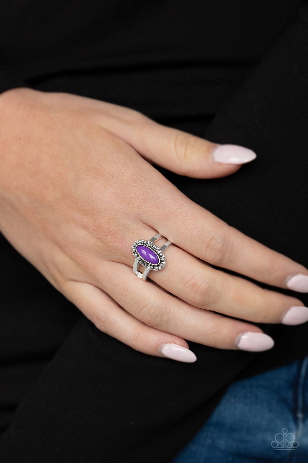 Zest Quest-purple-Paparazzi ring