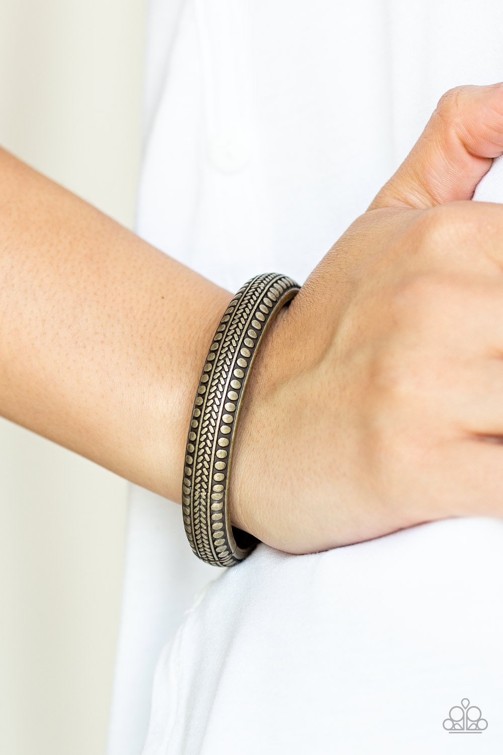 Zimbabwe Zen-brass-Paparazzi bracelet