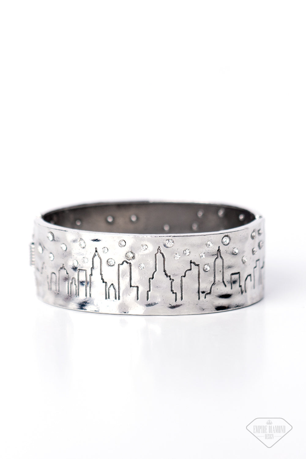 Starry Skyscrapers - white - Paparazzi bracelet