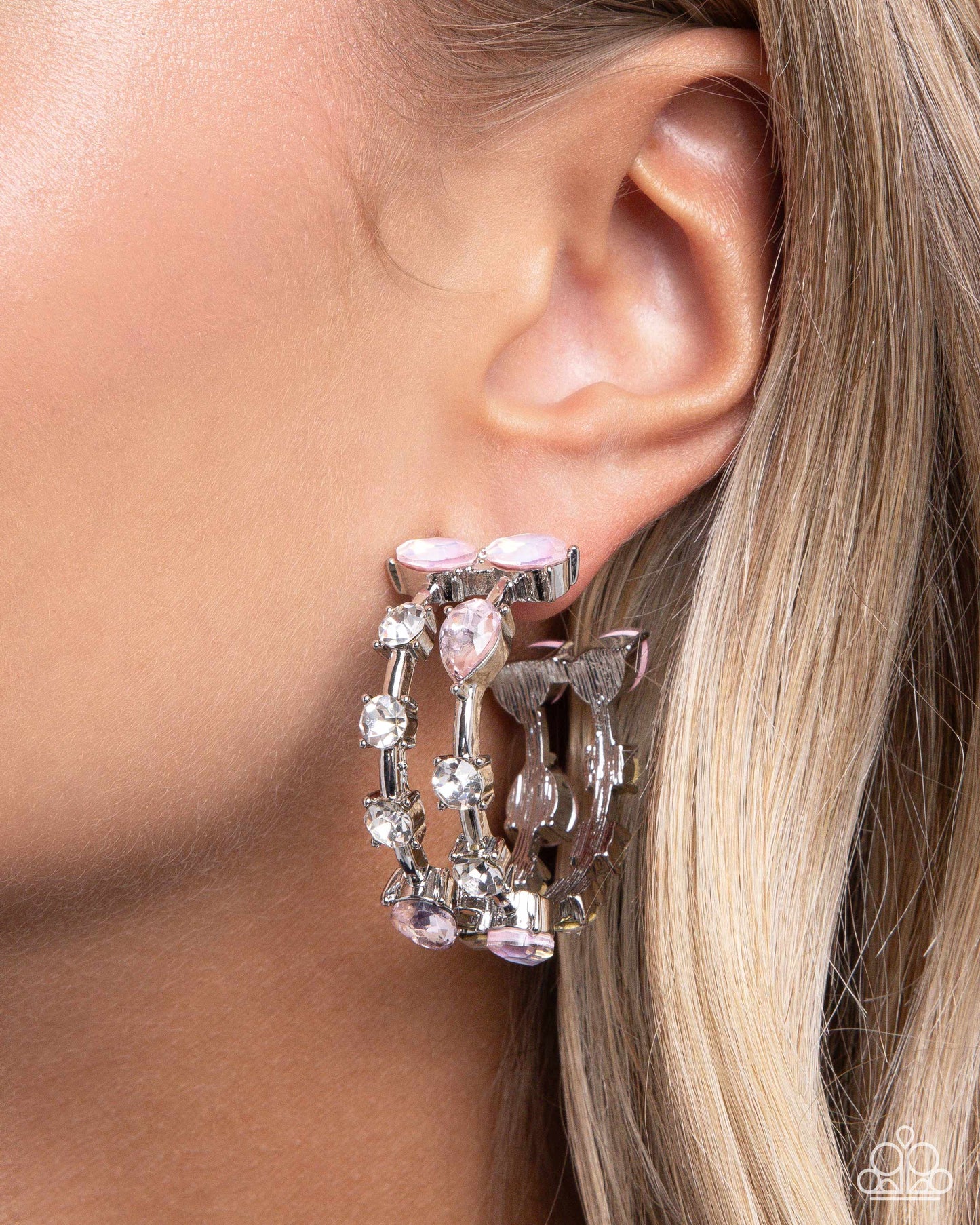 5th Avenue Fare - pink - Paparazzi earrings