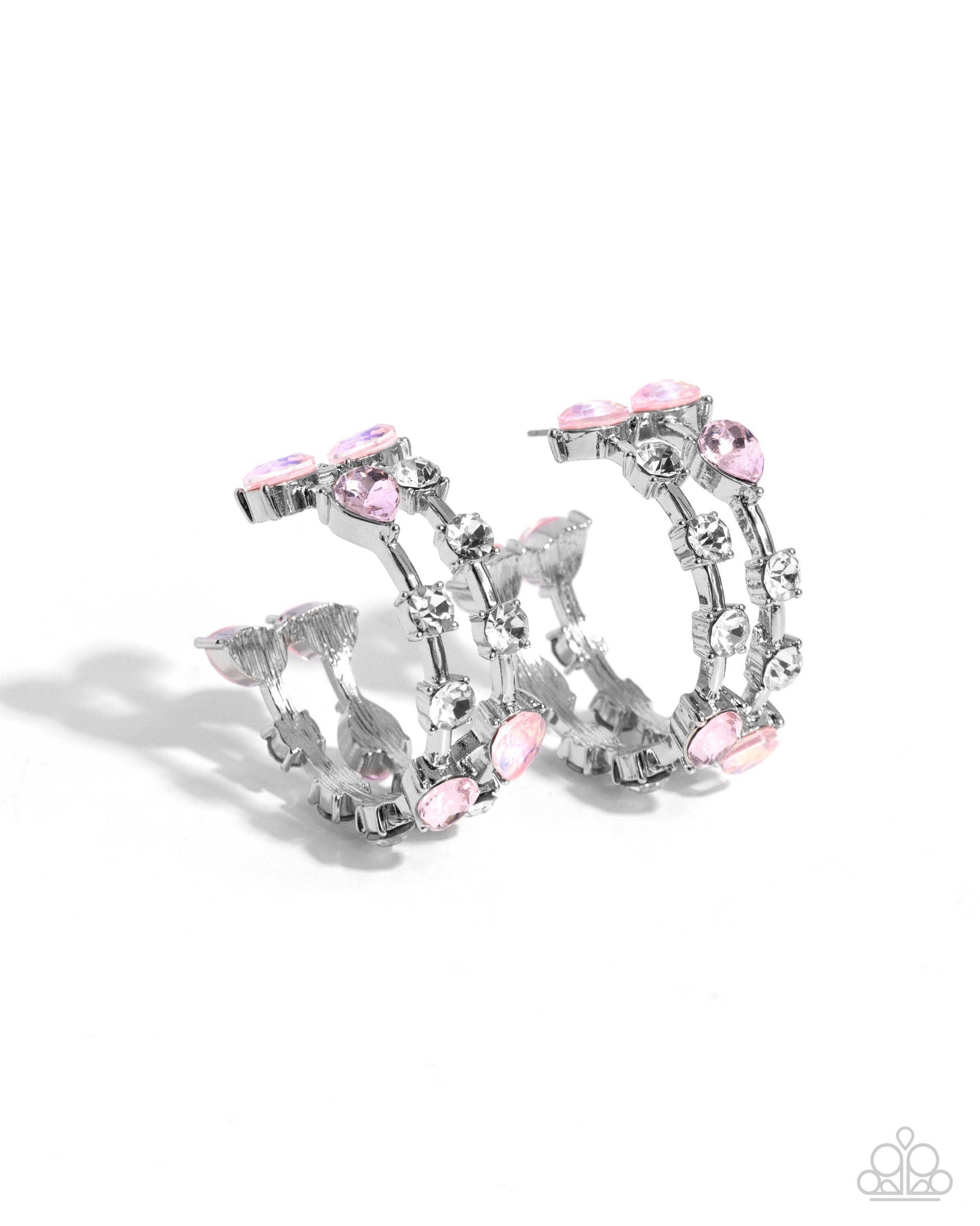 5th Avenue Fare - pink - Paparazzi earrings
