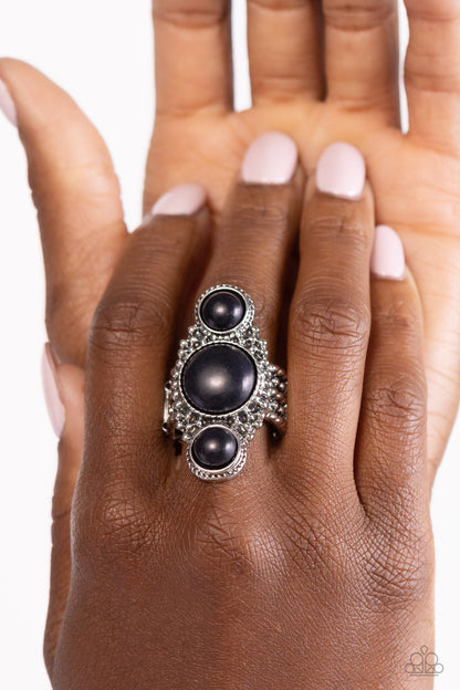 Mountain Mecca - black - Paparazzi ring
