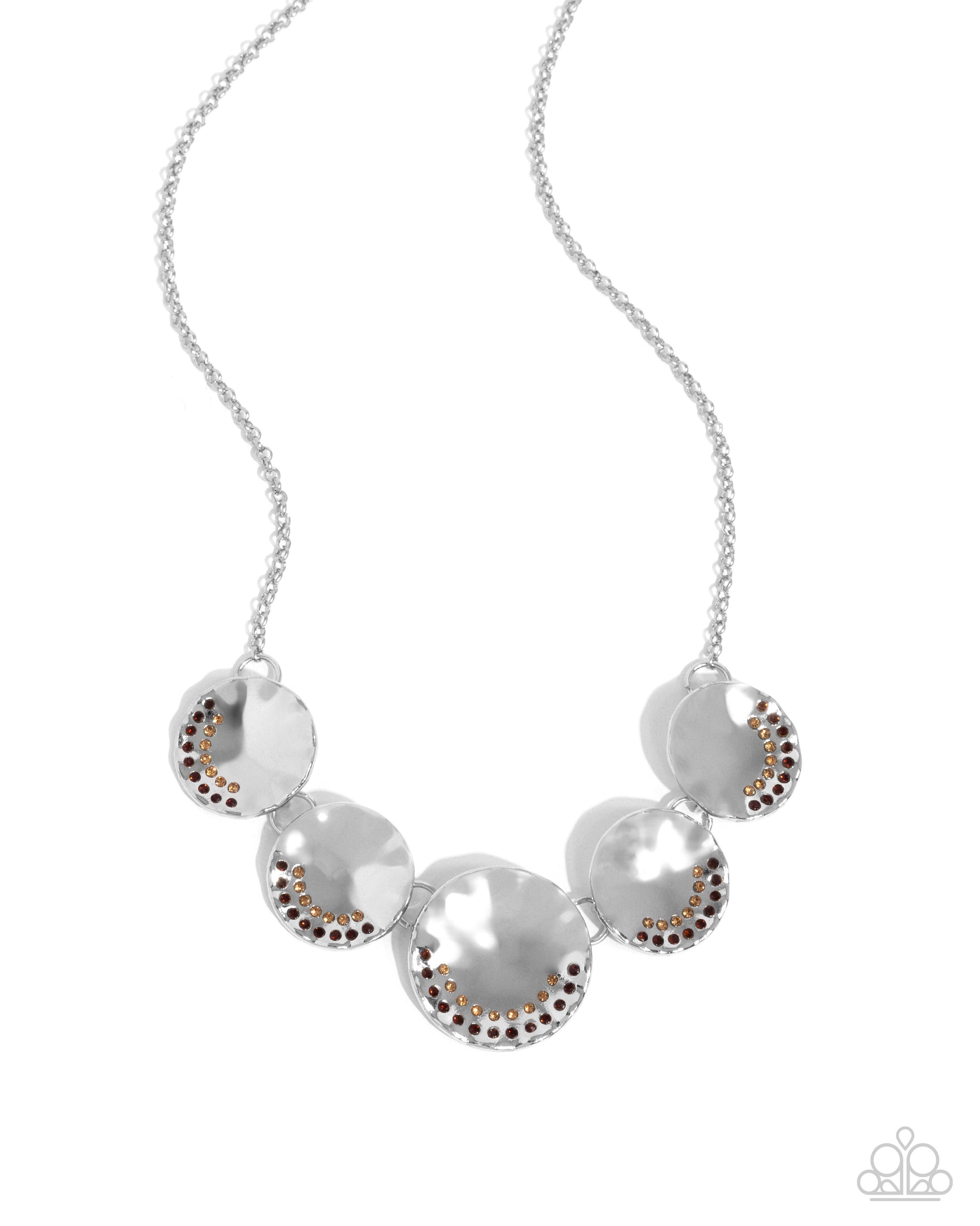 Swanky Shimmer - brown - Paparazzi necklace