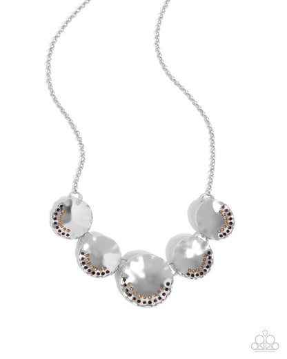 Swanky Shimmer - brown - Paparazzi necklace