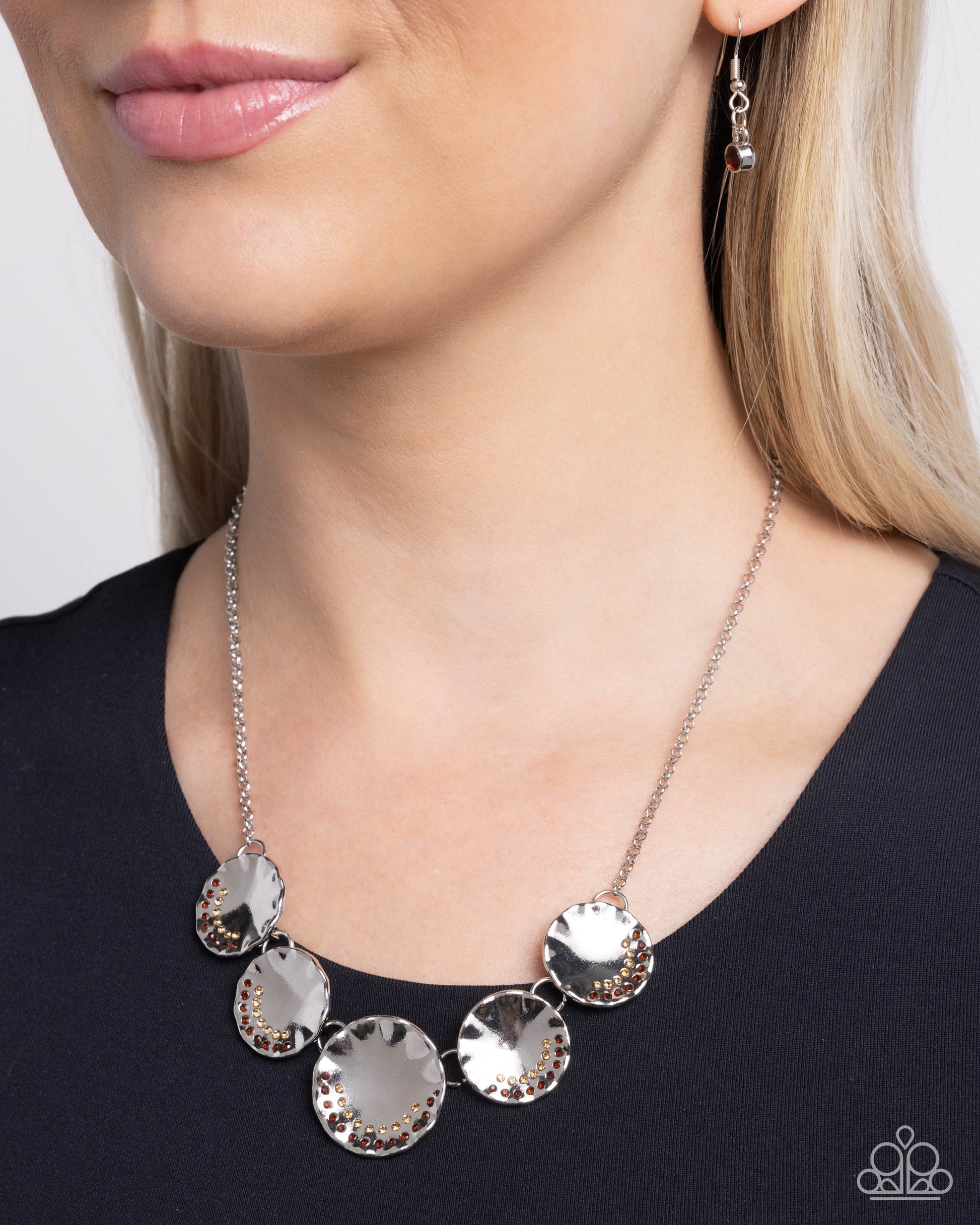 Swanky Shimmer - brown - Paparazzi necklace