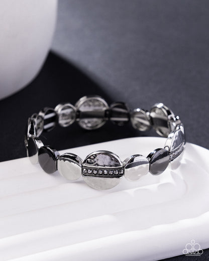 Disc Delivery - silver - Paparazzi bracelet