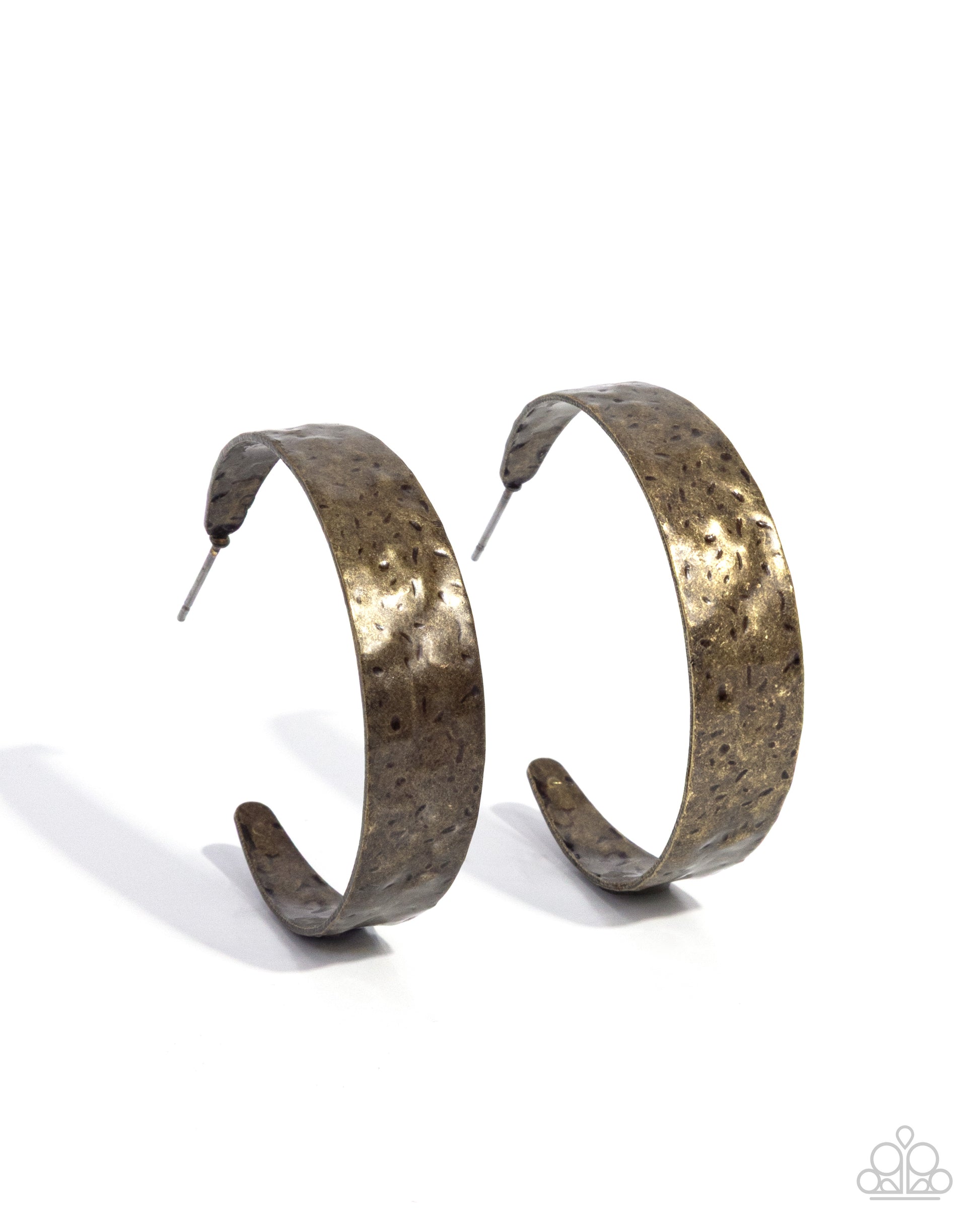 Rustic Renewal - brass - Paparazzi earrings